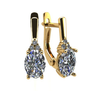 Серьги 2180731010 (Au 585)