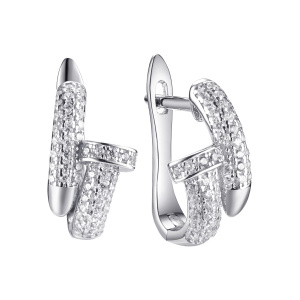 Серьги MP-E00835-X-W-X-X-W (Ag 925)
