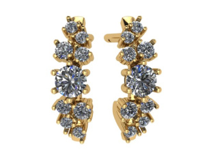 Серьги 2182051010 (Au 585)