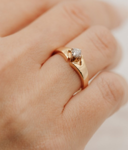 Кольцо К013-3 (Au 585)