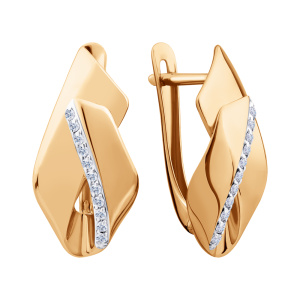 Серьги 034932-1102 (Au 585)