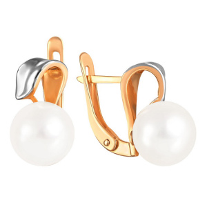 Серьги 290-1-1038Р (Au 585)