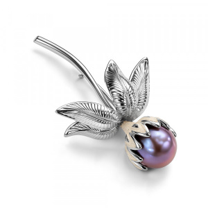 Брошь 56981S8W (Ag 925)