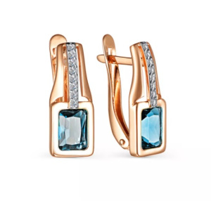 Серьги 2101304ТС (Au 585)