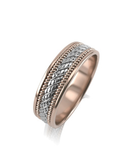 Обручальное кольцо 1566/бк (Au 585)