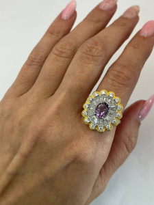 Кольцо SAM766R-RdY (Ag 925)