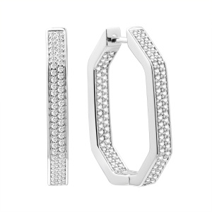 Серьги CZ-E05112-X-W-X-X-W (Ag 925)